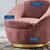 Buttercup Performance Velvet Swivel Chair EEI-5005-GLD-DUS