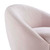 Buttercup Performance Velvet Swivel Chair EEI-5005-GLD-PNK