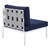 Harmony 8-Piece  Sunbrella® Outdoor Patio Aluminum Sectional Sofa Set EEI-4945-GRY-NAV-SET