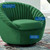 Whirr Tufted Performance Velvet Swivel Chair EEI-5004-BLK-EME