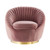 Whirr Tufted Performance Velvet Swivel Chair EEI-5002-GLD-DUS