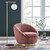 Whirr Tufted Performance Velvet Swivel Chair EEI-5002-GLD-DUS