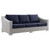 Conway 4-Piece Outdoor Patio Wicker Rattan Furniture Set EEI-5095-NAV