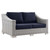 Conway 5-Piece Outdoor Patio Wicker Rattan Furniture Set EEI-5092-NAV