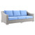 Conway 4-Piece Outdoor Patio Wicker Rattan Furniture Set EEI-5095-LBU