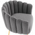 Sanna Channel Tufted Performance Velvet Armchair EEI-5024-GRY