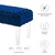 Prologue Woven Performance Velvet Ottoman EEI-5037-NAV