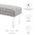 Prologue Woven Performance Velvet Ottoman EEI-5037-LGR