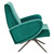 Superior Performance Velvet Swivel Chair EEI-5027-TEA