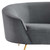 Marchesa Upholstered Performance Velvet Sofa EEI-5015-GRY