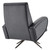 Superior Performance Velvet Swivel Chair EEI-5027-GRY