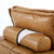 Saunter Tufted Vegan Leather Vegan Leather 4-Piece Sectional Sofa EEI-5209-TAN