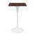 Lippa 28" Square Bar Table EEI-5201-WHI-CHE