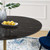 Lippa 54" Artificial Marble Dining Table EEI-5240-GLD-BLK