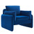 Indicate Performance Velvet Armchair EEI-5152-NAV