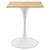 Lippa 24" Square Dining Table EEI-5162-WHI-NAT