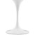 Lippa 24" Square Dining Table EEI-5161-WHI-CHE