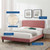 Phillipa Performance Velvet Twin Platform Bed MOD-6900-DUS