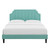 Sienna Performance Velvet Full Platform Bed MOD-6914-MIN