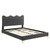 Current Performance Velvet Full Platform Bed MOD-6730-CHA