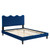 Current Performance Velvet Twin Platform Bed MOD-6729-NAV