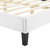 Current Performance Velvet Full Platform Bed MOD-6732-WHI