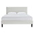 Garcelle Performance Velvet Twin Platform Bed MOD-7044-LGR