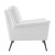 Chesapeake Fabric Armchair EEI-4631-BLK-WHI