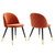 Cordial Performance Velvet Dining Chairs - Set of 2 EEI-4525-ORA
