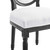 Emanate Vintage French Upholstered Fabric Dining Side Chair EEI-4667-BLK-WHI