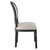 Emanate Vintage French Upholstered Fabric Dining Side Chair EEI-4667-BLK-BEI