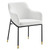 Jovi Performance Velvet Dining Armchair EEI-4671-BLK-WHI