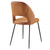 Nico Vegan Leather Dining Chair Set of 2 EEI-4674-BLK-TAN