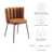 Virtue Vegan Leather Dining Chair Set of 2 EEI-4676-BLK-TAN