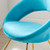 Nouvelle Performance Velvet Dining Chair Set of 2 EEI-4681-GLD-BLU