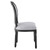 Emanate Vintage French Upholstered Fabric Dining Side Chair EEI-4667-BLK-LGR