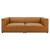 Bartlett Vegan Leather 2-Piece Loveseat EEI-4513-TAN