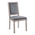 Court French Vintage Performance Velvet Dining Side Chair EEI-4662-NAT-GRY