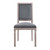 Court French Vintage Performance Velvet Dining Side Chair EEI-4662-NAT-GRY