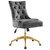 Regent Tufted Performance Velvet Office Chair EEI-4571-GLD-GRY