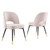 Rouse Performance Velvet Dining Side Chairs - Set of 2 EEI-4599-PNK