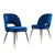 Rouse Performance Velvet Dining Side Chairs - Set of 2 EEI-4599-NAV