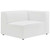 Mingle Vegan Leather 3-Piece Sectional Sofa EEI-4789-WHI