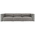 Mingle Vegan Leather 3-Piece Sectional Sofa EEI-4789-GRY