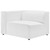 Mingle Vegan Leather 2-Piece Sectional Sofa Loveseat EEI-4788-WHI