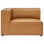 Mingle Vegan Leather 2-Piece Sectional Sofa Loveseat EEI-4788-TAN
