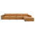 Restore 5-Piece Vegan Leather Sectional Sofa EEI-4711-TAN