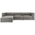 Mingle Vegan Leather Sofa and Ottoman Set EEI-4790-GRY