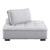 Saunter Tufted Fabric Armless Chair EEI-4725-LGR