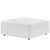 Mingle Vegan Leather 4-Piece Sofa and 2 Ottomans Set EEI-4794-WHI